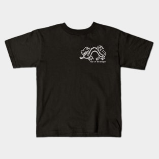 Small Year of the Dragon White Line Kids T-Shirt